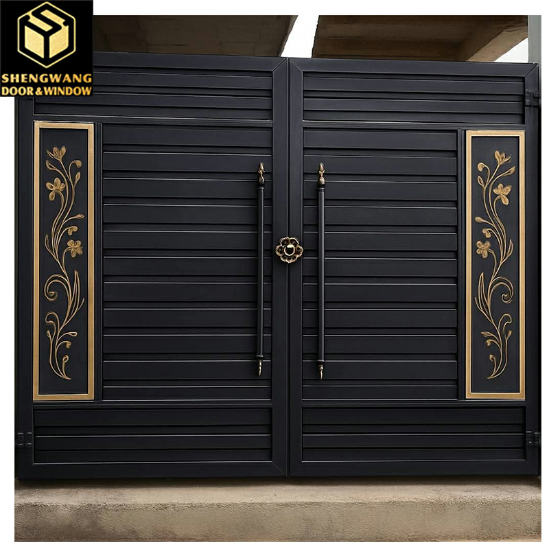 No Paint Treatment Side Gates Aluminium Fireproof Bacterial Resistance MDF Interior Door