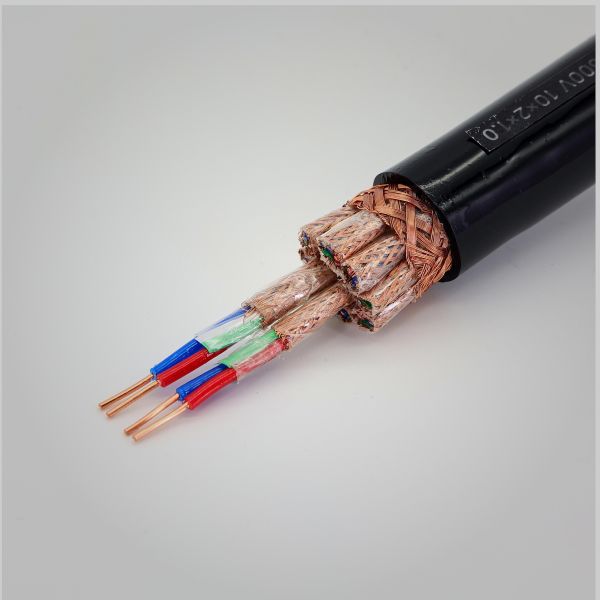 DJYPVP Industrial Automation Cable with 300/500V Rated Voltage IP67 Tinned Copper Mesh Per Pair Shielded PVC Computer Signal Cable