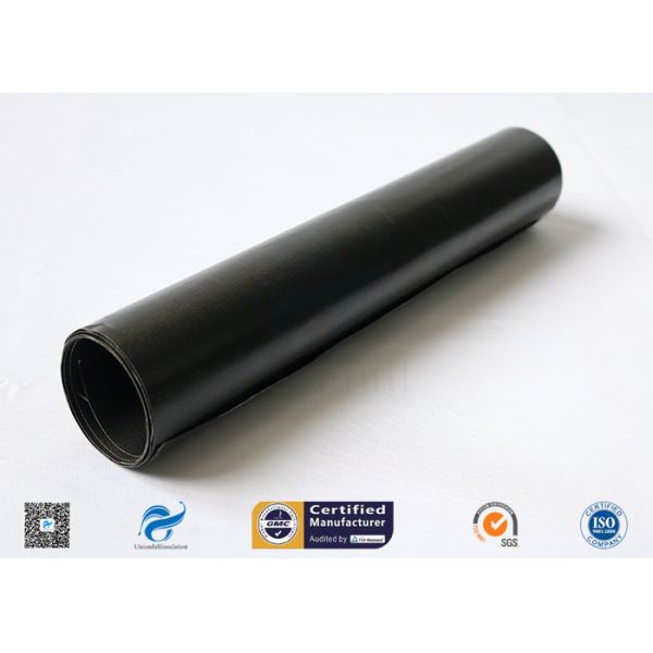 Ткань стеклоткани Э-стекла Не-ручки сопротивления жары сплетенная равниной покрытая ПТФЭ