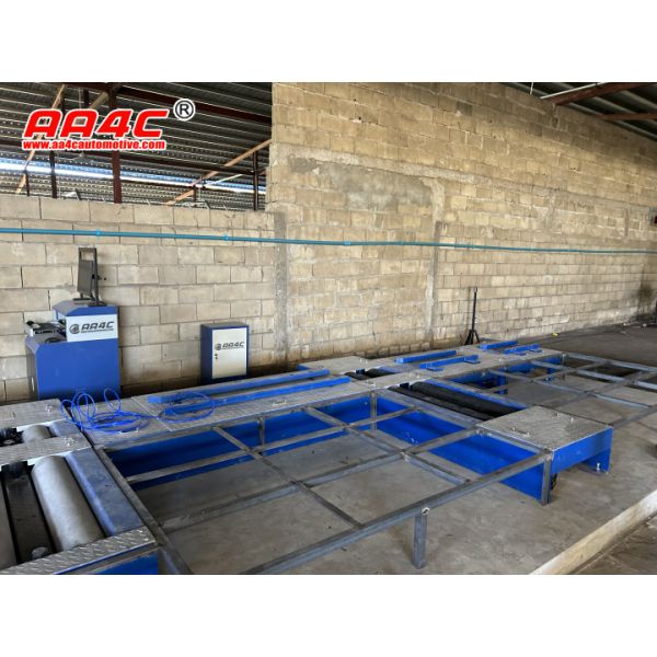 2&3&4 rodas EV motocicleta Tester centralizado com força de travagem Tester eixo carga pesagem velocímetro pinça de roda