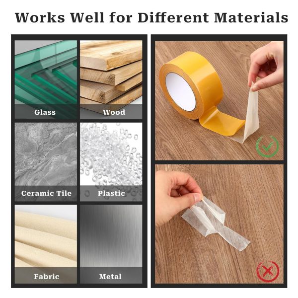 Double sided duct tape carpet tape