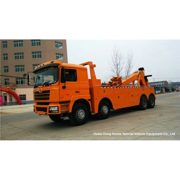 SHACMAN F3000 40Ton Wrecker Tow Truck , Heavy Duty Recovery Trucks