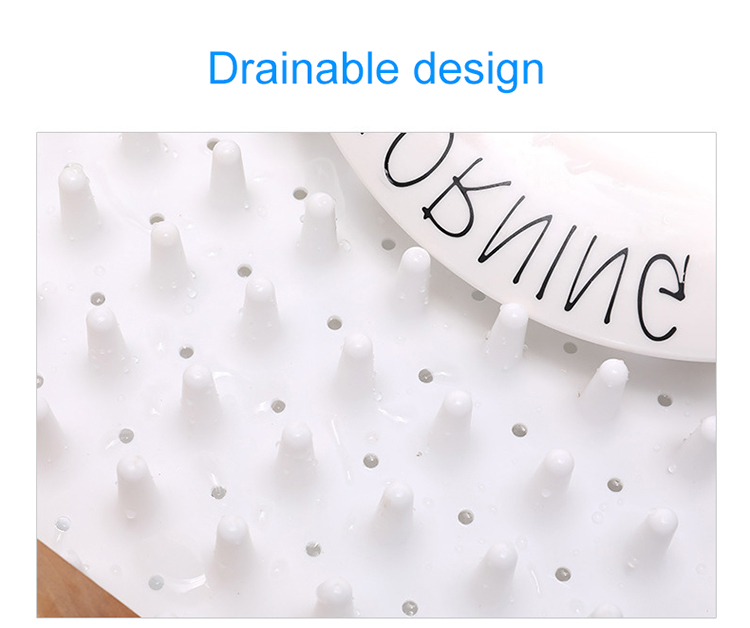 Шкаф хранения кухни шкафа Drainer блюда квадрата 36.5*12CM складывая пластиковый