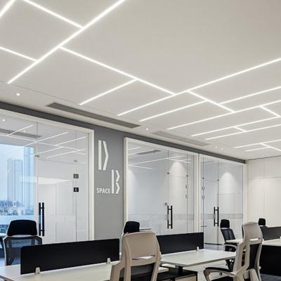 Led aluminum strip profile with PC diffuser Cover for Recessed Aluminum LED Profile