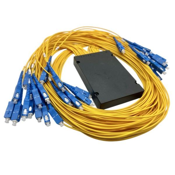 Caixa ABS de fibra óptica FTTH APC Upc Sc PLC Splitter para fabrico de cabos de fibra