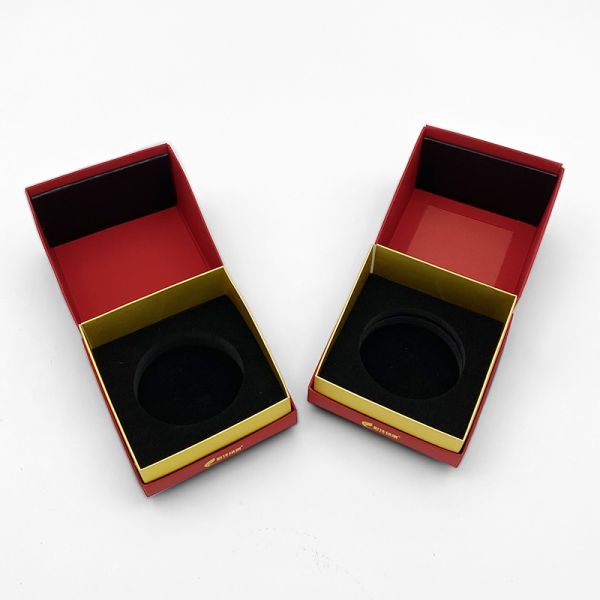 Размер на заказ Приемлемая коробка для ювелирных изделий для упаковки Кольцо Кольцо Ожерелье Браслет