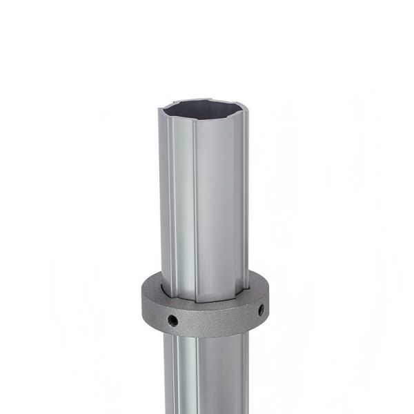 DYE19-03 Aluminum Tube Fittings Lean Pipe Slider Horizontal Located Ring Slider Fixed Positioner