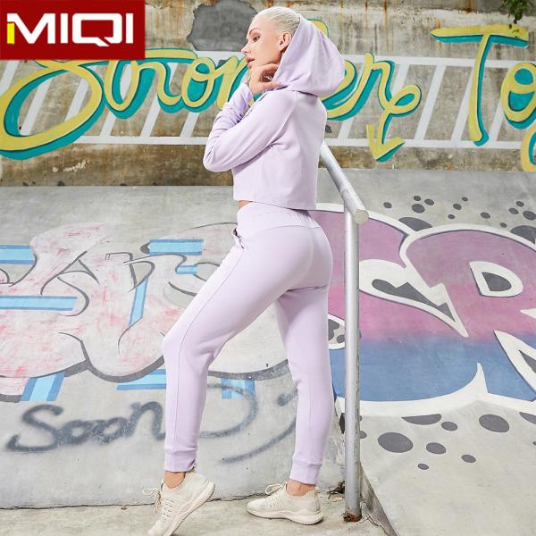 Workout Sports Soft Hoodies Pocket Women Athletic Joggers