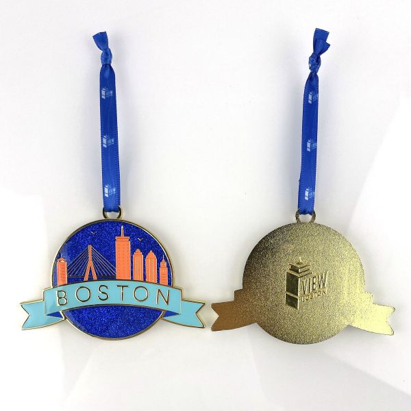 Unique Eye Catching Business Promotion Gifts Boston Skyline Souvenir Ornament