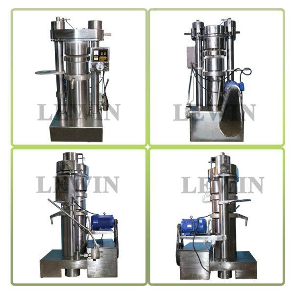 Low Noise Hydraulic Industrial Oil Press Machine 4 Kg / Bacth Capacity