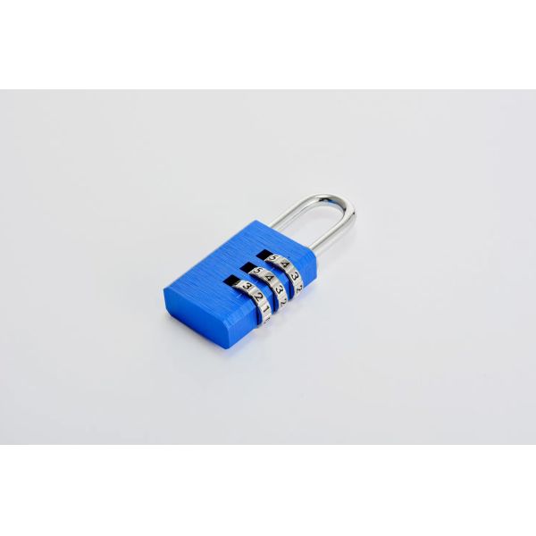 Custom Logo Anti-Theft 3-Digit Password Combination Padlock Gym Use Durable High Safety Solid Aluminum 60mm Model 213 4 Code
