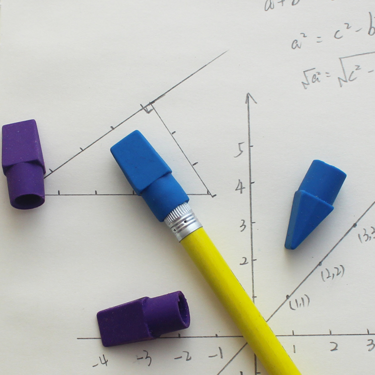 Wholesale Kids Stationery Custom Multicolor Creative Pencil Eraser