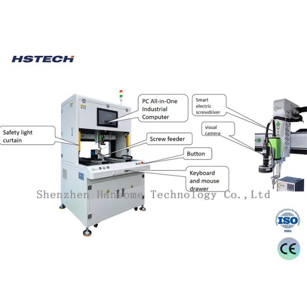 SMT Automatic Screw Driving Machine PC Intelligent Grounding Automatic Screw Fastening Equipment