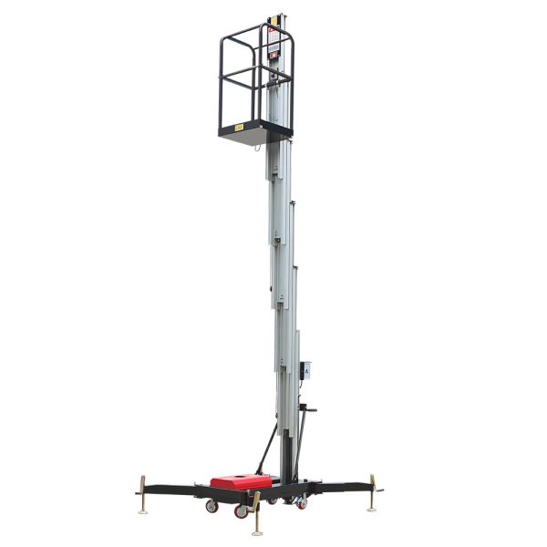6m 10m 12m Aerial Vertical Mast Lift Industrial Cherry Picker Customized