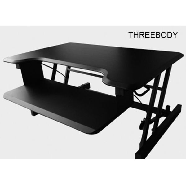 Ergonomic Techniques Modern Computer Desk 800 * 520mm In Black / White