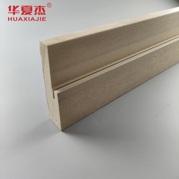 4-9/16'' Width 4.22kg/m Weight Customizable Length WPC Door Frame and Jamb for Interior Decoration