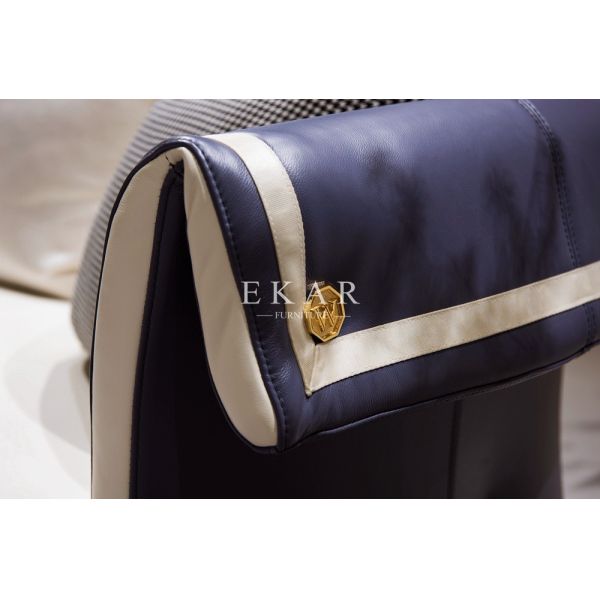 Modern Elegant Velvet Fabric Linen Leather 8 Seater Sofa Set For Living Room