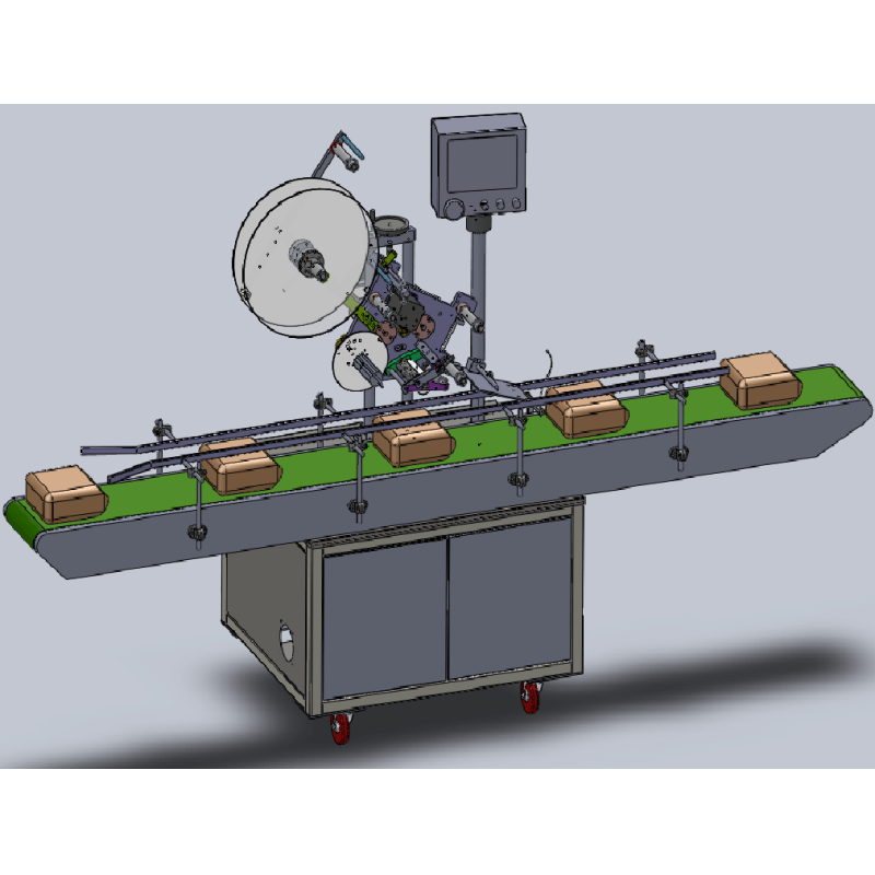 Touchscreen Automatic Square Bottle Labeling Machine Applicator 250kg