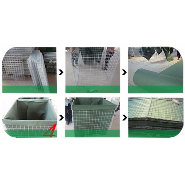 defensive flood barrier hesco barrier for sale