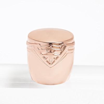 Custom Luxury Zinc Alloy Perfume Bottle Cap Modern Design Style  Logo Customization