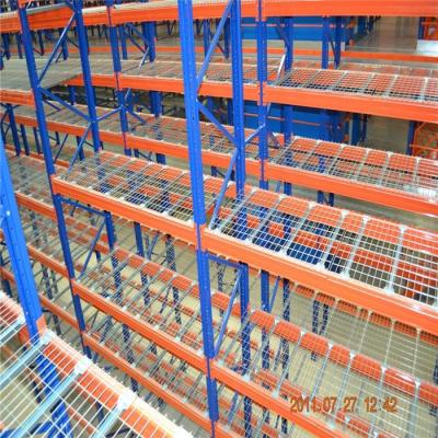 Warehouse Storage Racking Wire Decks Customizable Powder Coating