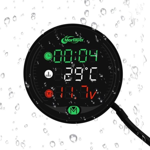 5V 2.5A Digital Bicycle Motorcycle Meter With Usb Charging