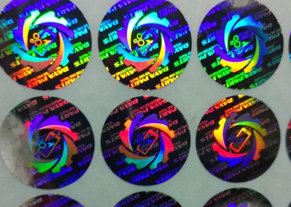 One-Time Use Custom 3D Laser Holographic Labels With Logo Tamper-Evident & Anti-Counterfeit Stickers
