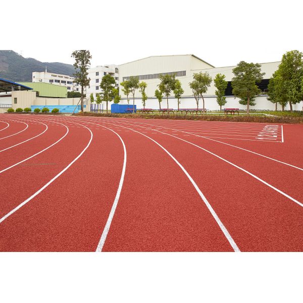 IAAF Certified Spray Coated Synthetic Athletic Track Eco-Friendly