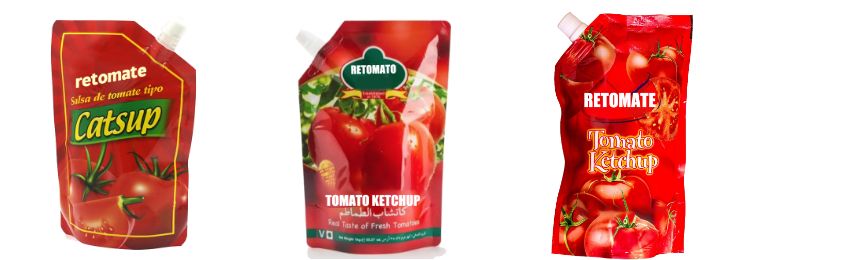 Сертификат HACCP Пакет кетчуп 300 г Маленький удобный для улучшения вкуса