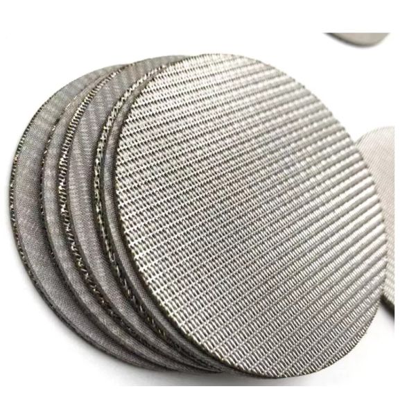 20 100 Micron Wire Mesh Filter Disc Multi Layer
