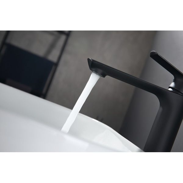 Кран смесителя ручки твердого латунного сосуда аксессуаров таза мытья одиночный высокорослый