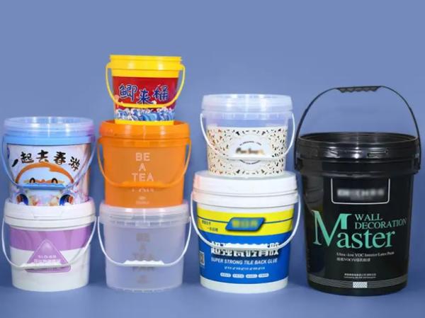 食品包装のための透明なプラスチックバケツ 調整可能なIML印刷 滑らかな表面