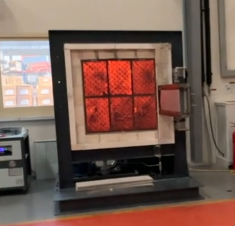 Equipo de ensayo de fuego BS476-7 380V con intensidad de radiación de 32,5 kW/m2