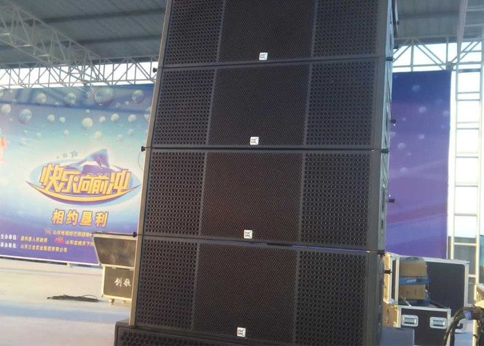 Waterproof  3 Way Line Array Speakers System 2X12  Neodymium Woofers