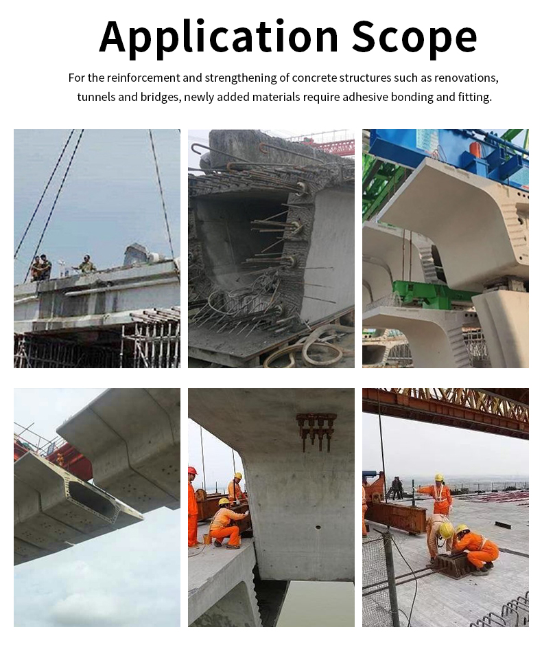 High Bonding Strength AB Component Epoxy Precast Segment Splicing Adhesive Epoxy Resin Adhesive for Highway Bridge Construction