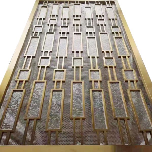 Лазер отрезал рассекатель комнаты стекла искусства рамки нержавеющей стали сильный