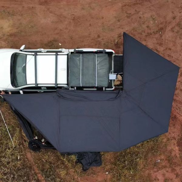 Wholesale Vehicle Side 360 Degrees 4X4 Free Standing Legless 600D Oxford 270 Degree Extended Car Awning