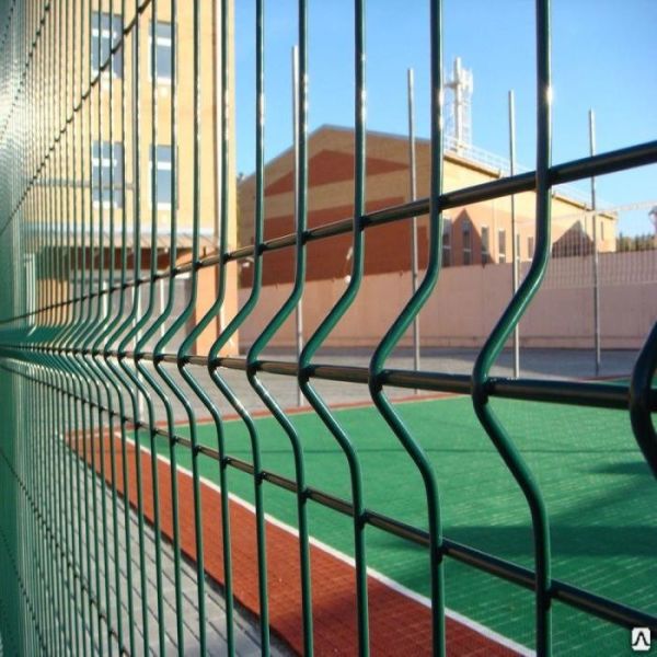 50X200mm Galvanized Steel PVC Coated 3D Curved Fence for Perimeter Security and Garden Protection