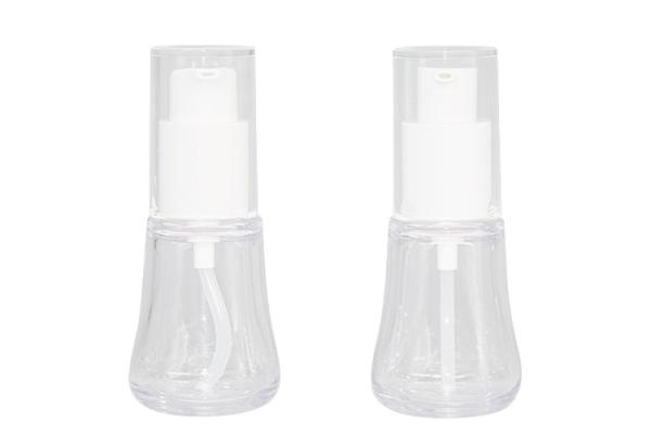 30ml 50% PCR PETG material lotion pump  bottle for  cosmetic essence Packaging