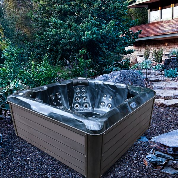 6 Seats Acrylic Hydro Massage Bathtub Outdoor Whirlpool Spa Tub