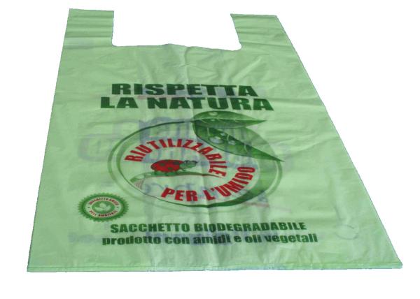 Environmental Protection Plastic Shopping Bags With Handles Gravure Printing