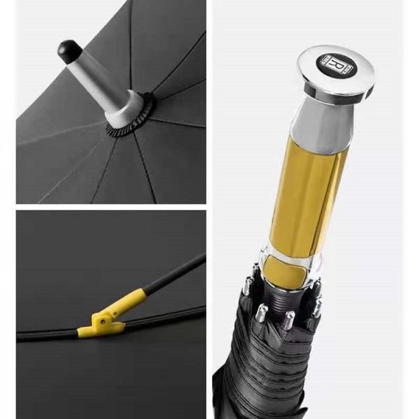 Customized Open Auto Big Windproof Lotus Frame Golf Umbrella for Business Rolls-Royce