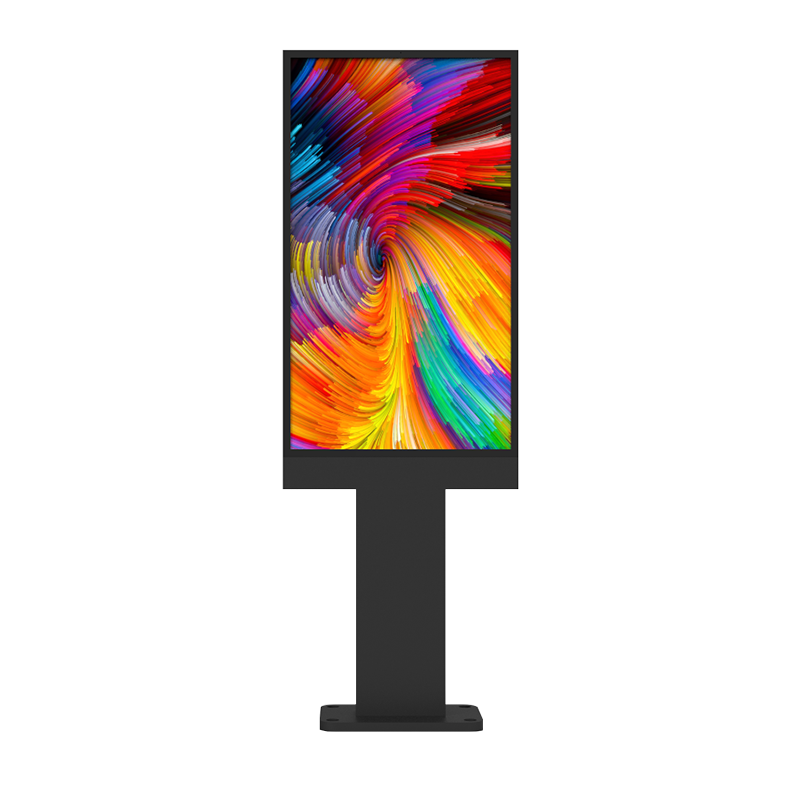 55 Inch Triple Screen Outdoor LCD Advertising Display with 3000 cd/m² Brightness and IP67 Waterproof Rating
