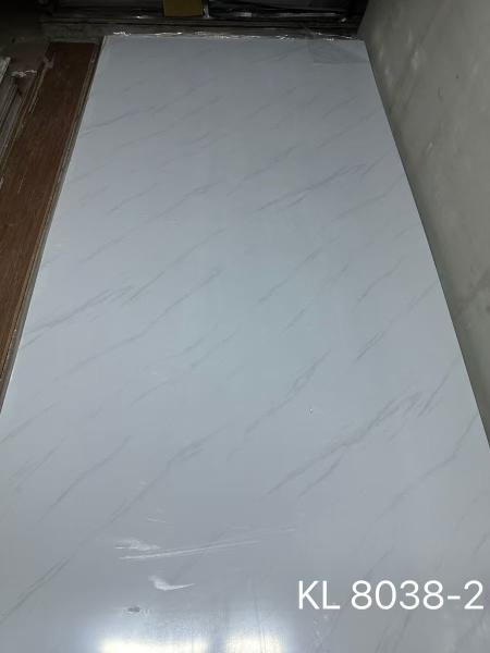 hot sale 3mm UV marble sheet white PVC wall panel 1220*2440mm UV board for interior decorative wall