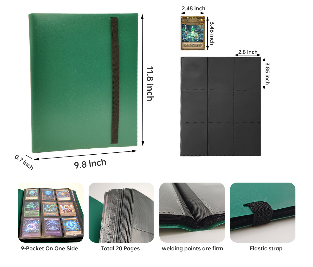 Protection TCG Card Binder PT CG Eurogame Custom Card Binder Mtg Binder