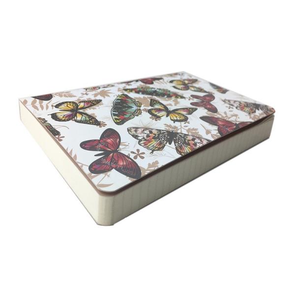 120gsm CMYK Glue Binding Notebook Custom Embossed Leather 120Sht School Office