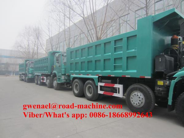 336/371HP Sinotruck Howo White/Red Colour Heavy Duty Dump Truck Tipper Truck Forconstruction site