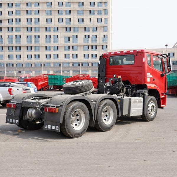 Tipo de combustível Diesel Usado Sinotruk Tractor Truck Head 371HP 6X4 Com Janela Manual