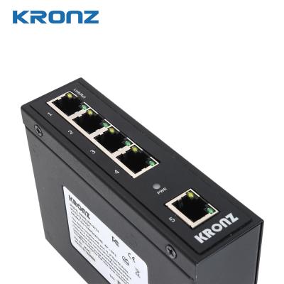 1.2Mbit 5 Port Gigabit Ethernet Switches IP40 Protection For Speed Data Transfer