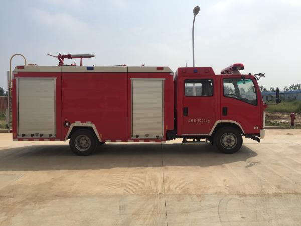 Minitanque de água ISUZU caminhão de bombeiros de espuma 4 toneladas 6 rodas certificação ISO9001